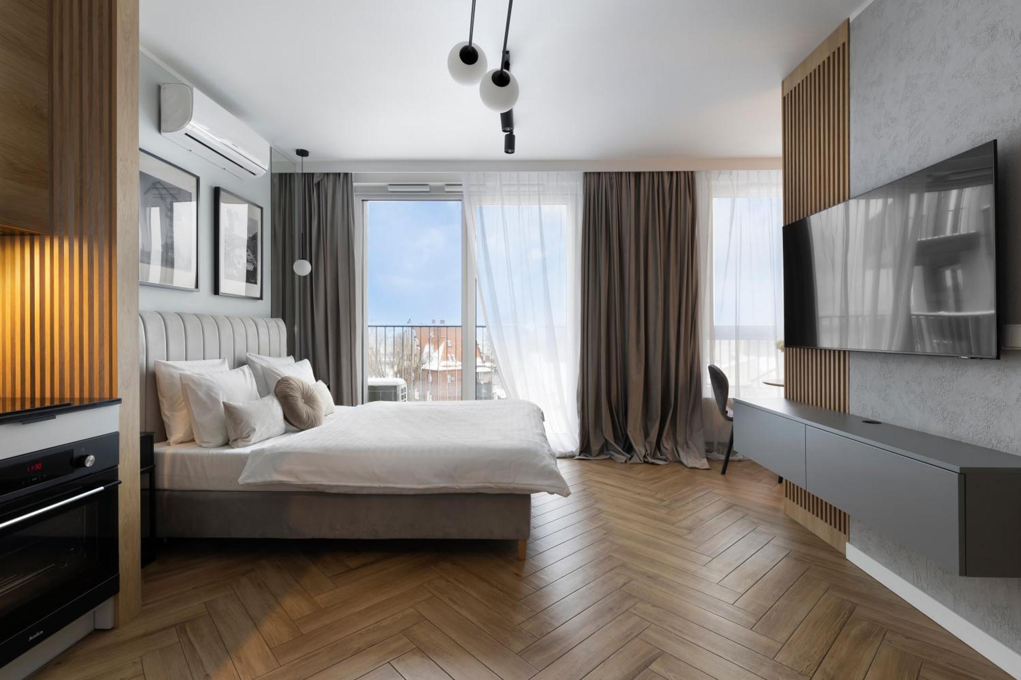 Elite Apartments Chlebova Premium Danzica Esterno foto